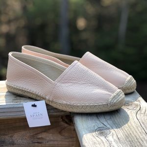 NWT Anthropologie leather Maypol espadrille shoes